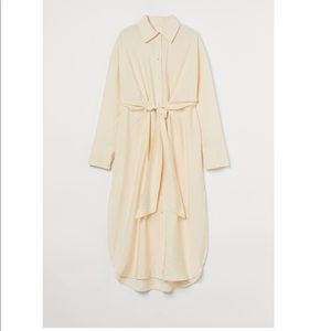 H&M tie front shirt dress.